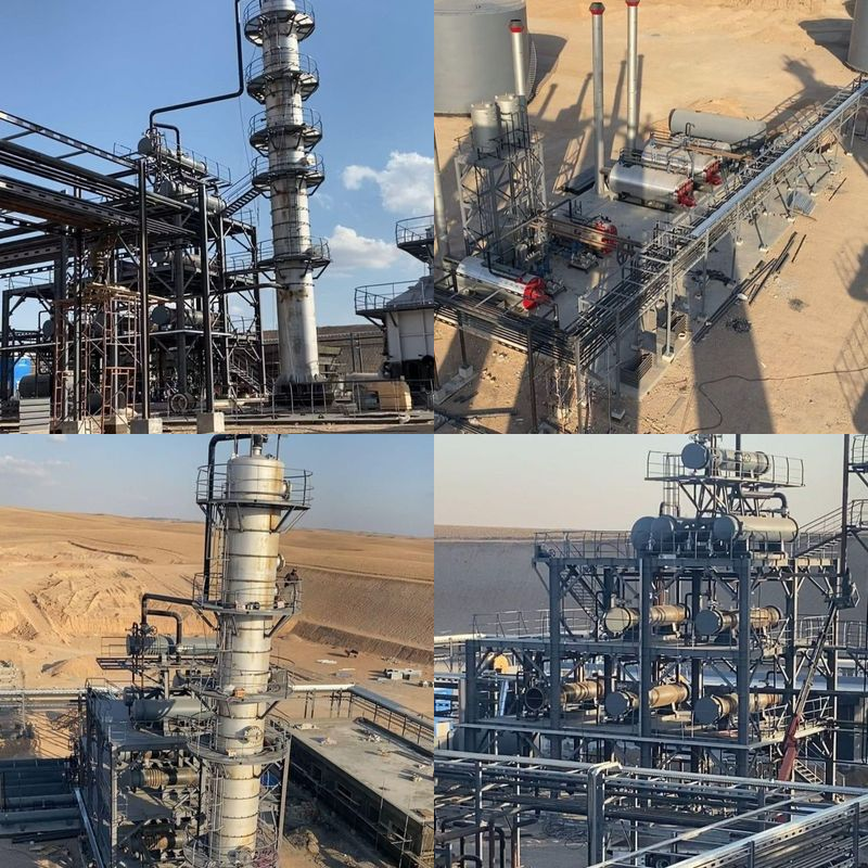 Mineral Oil Distillation Line - Tower System
